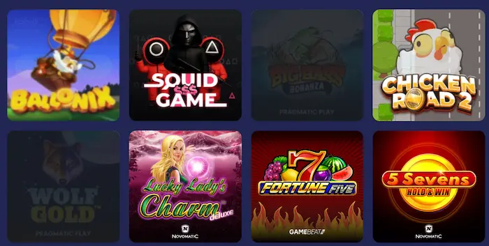 Viu Viu Casino games