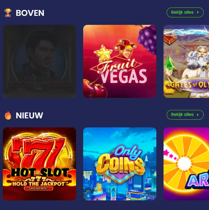 ViuViu Casino Netherlands Spelletjes